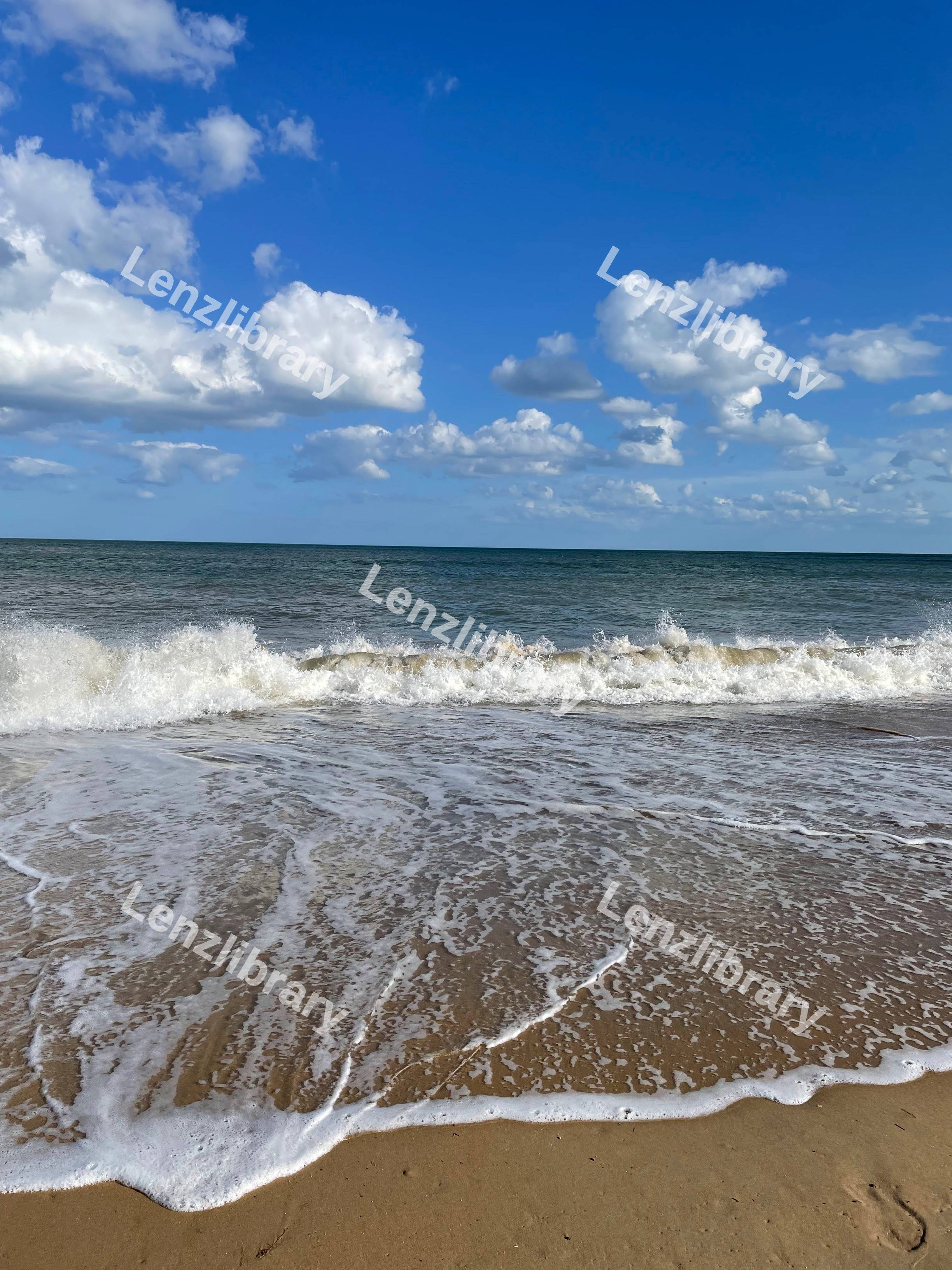 Blue Sky and White Sand